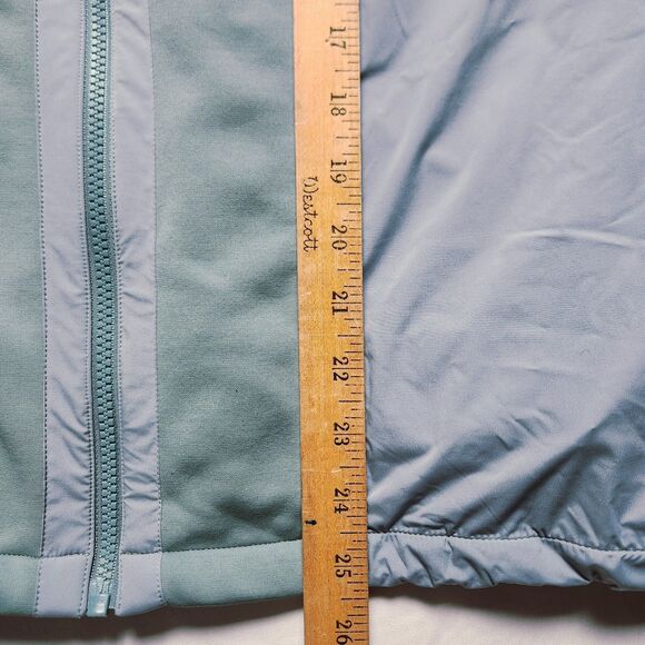 Athleta Womens Large Evolve Hybrid Fleece Jacket Green - Picture 12 of 14